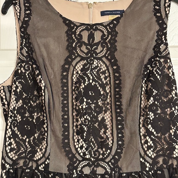 Tommy Hilfiger 625 Fit Flare Floral Lace Dress - Picture 4 of 5